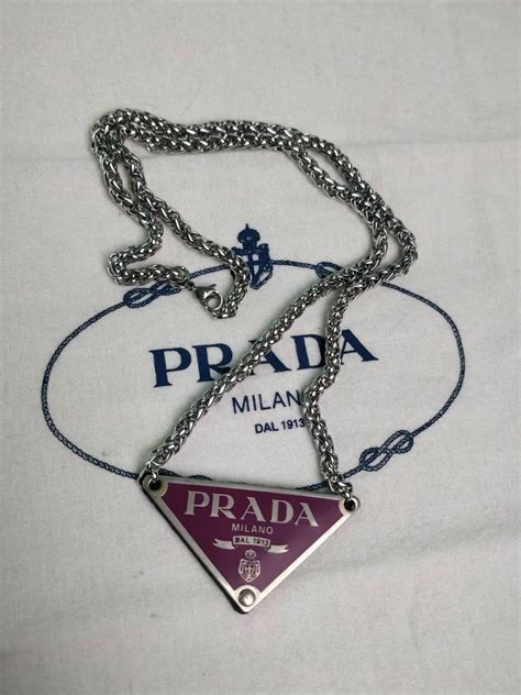 etsy Prada necklace